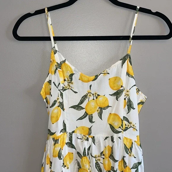 🌻H&M | Lemon Drop Sun Dress - sz 2 - Picture 3 of 12